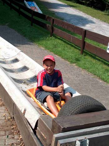 400m Sommerrodelspaß im Wildpark Westerwald